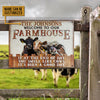 uni Customized Name Welcome To Our Farm House Metal Sign