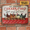 uni Personalized Chicken Coop God Says All Printed 3D Metal Sign