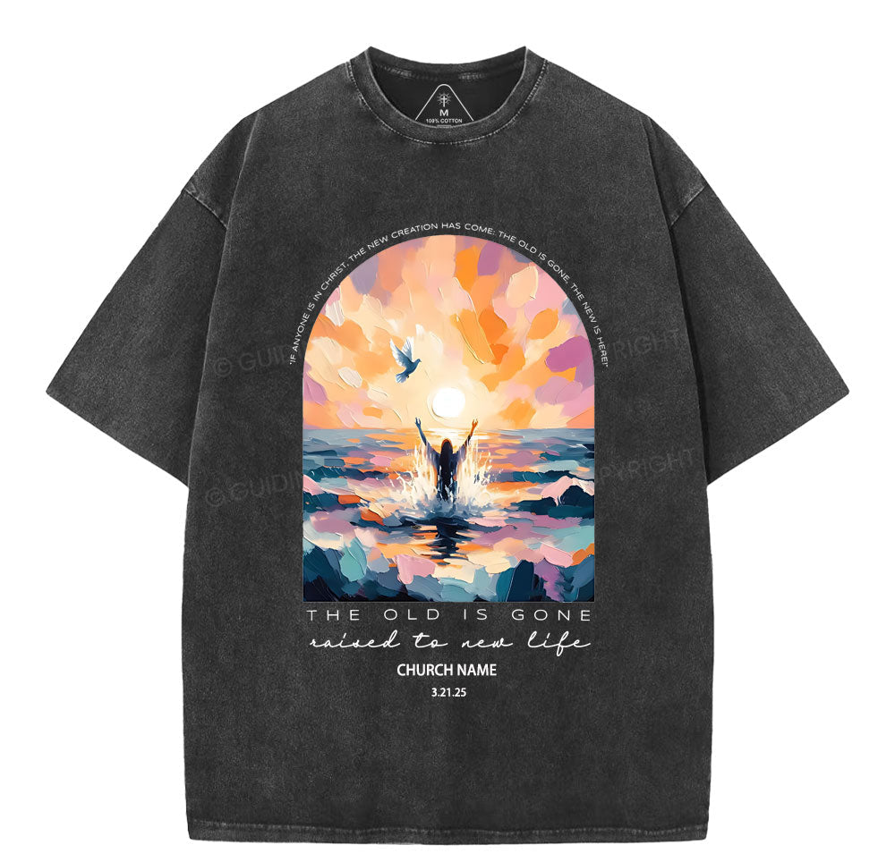 Personalized The Lord Is Gone Christian Washed T-Shirt Sale - GuidingCross