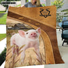 Uni Pig Brownie Custom Name Blanket Collection