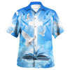 UniJames Pigeon Cross And Bible Hawaiian Shirts For Men & Women - Christian Hawaiian Shirt - Hawaiian Summer Shirts