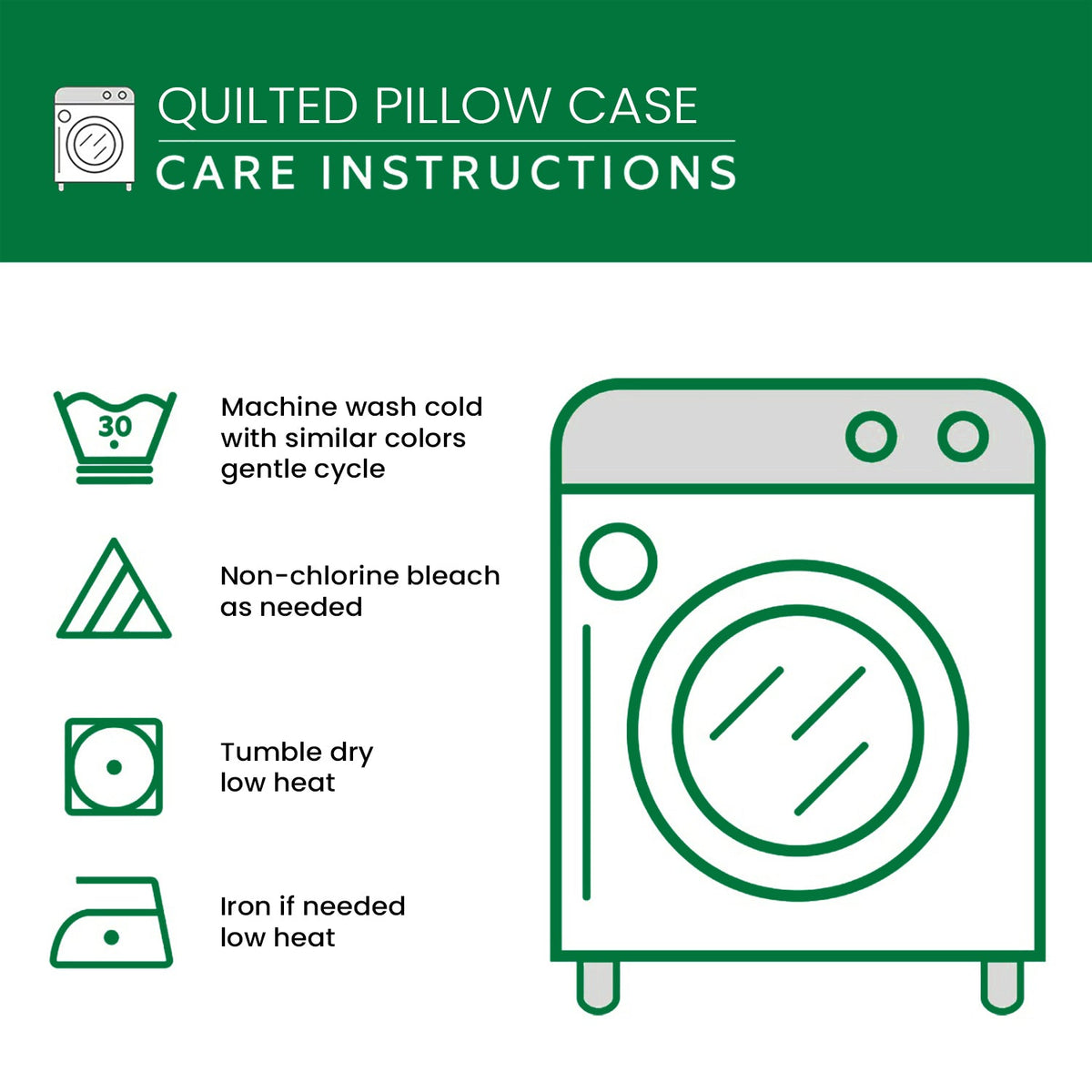 Bear Creek Quilted Pillow Case NCU0XD1740