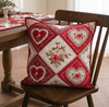 Pink Blossom Heart Quilted Pillow Case NCU0XD2218