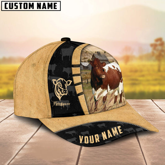 Uni Custom Name Pinzgauer cattle Cattle Farmhouse Field Cap TT26