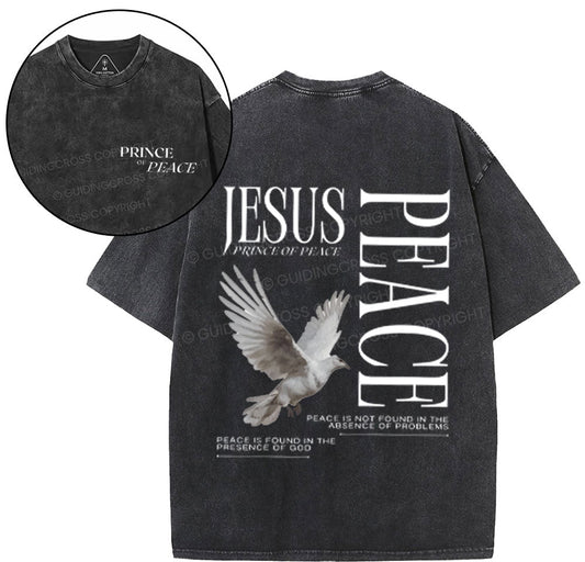 Prince Of Peace Chrsitian Washed TShirt  