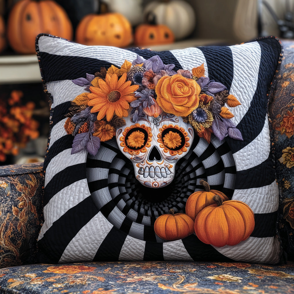 Pumpkin Pit Quilted Pillow Case NCU0DV7387