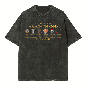 Put On The Full Of Armor Of God Christian T-Shirt Sale - GuidingCross