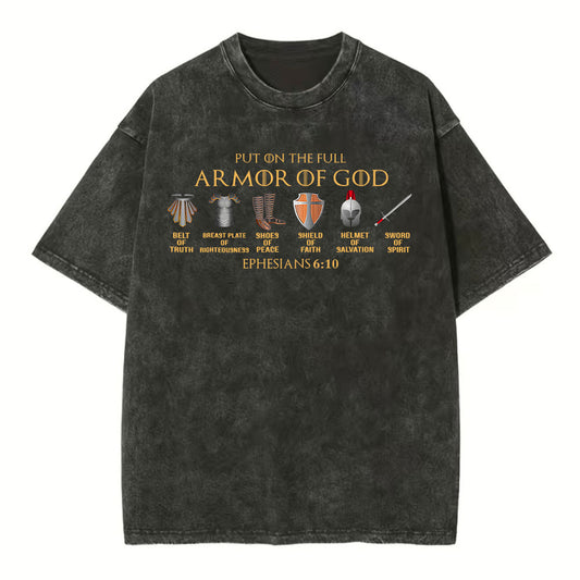 Put On The Full Of Armor Of God Christian T-Shirt Sale - GuidingCross
