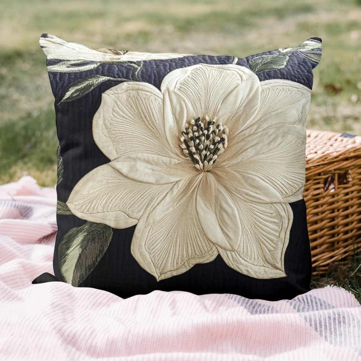 Petal Elegence Quilted Pillow Case NCU0VH5139