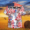Unique United States Flag Hawaiian Theme For Rabbit Lovers All 3D Printed Hawaiian shirt