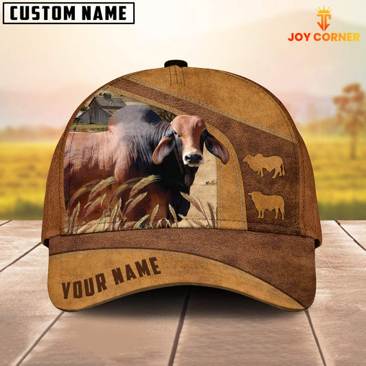 Uni Red Brahman Custom Name Cap