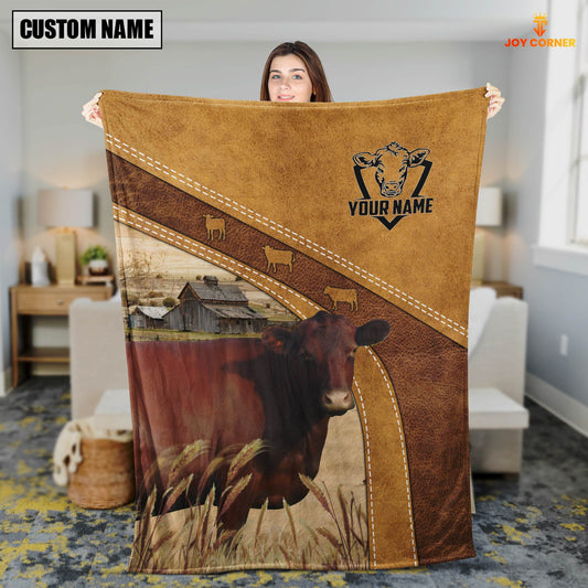 Uni Red Poll Custom Name Blanket Collection