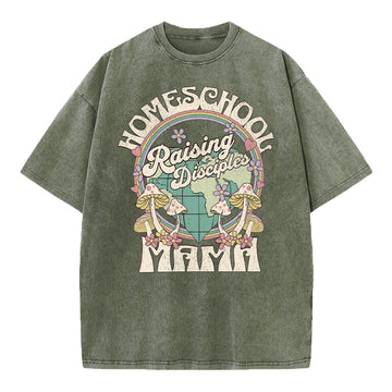 Raising Disciples Chrsitian Washed T-Shirt Sale - GuidingCross