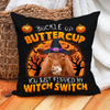 Uni Happy Halloween Red Angus Buckle Up Butter Cup Pillow Case