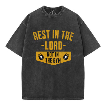 Rest In The Lord Christian Washed T-Shirt Sale - GuidingCross