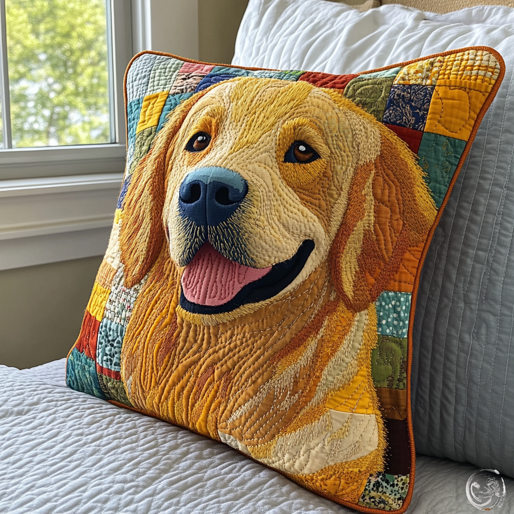 Retriever Magic Quilted Pillow Case NCU0DV5596