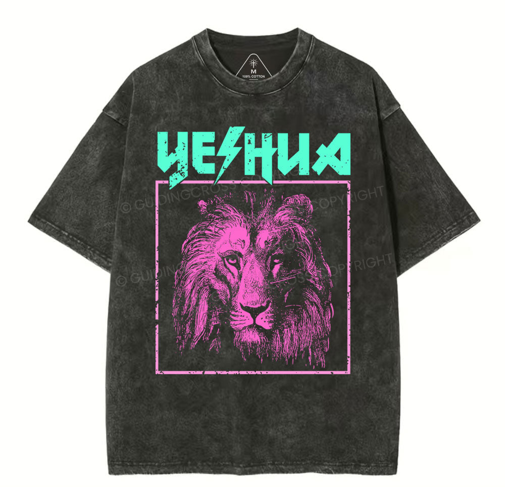Retro Lion Yeshua Christian T-Shirt Sale - GuidingCross