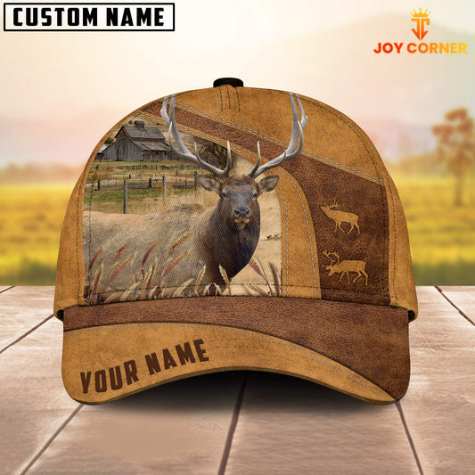 Uni Rocky Mountain Bull Elk Custom Name Retro Cap