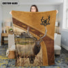 Uni Rocky Mountain Bull Elk Custom Name Blanket Collection