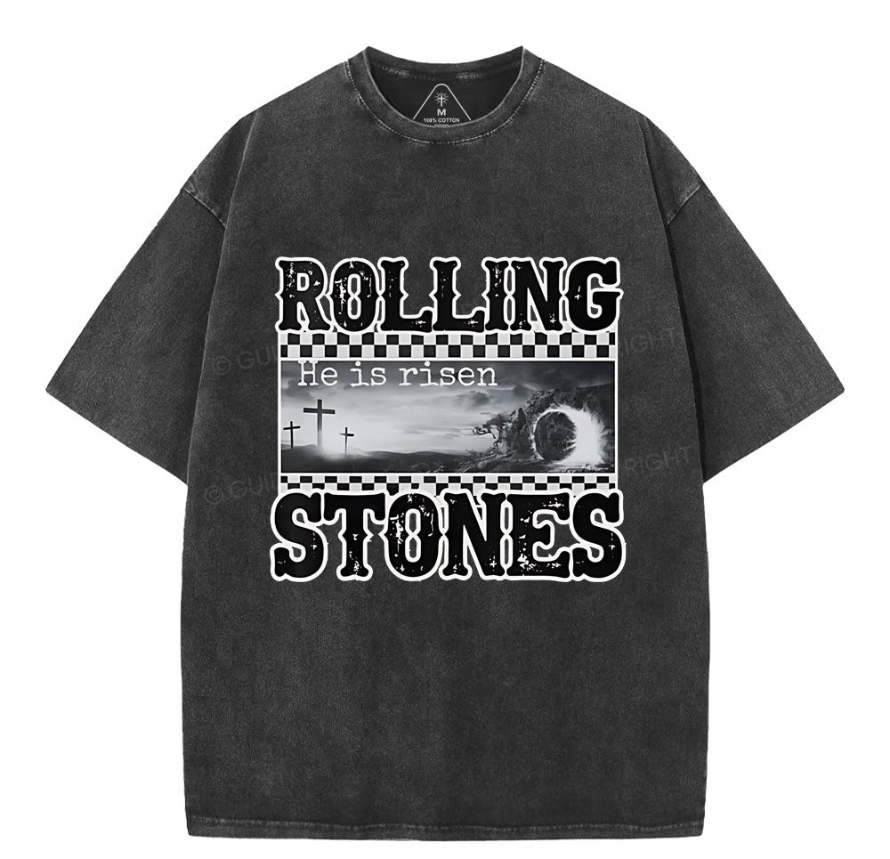 Rolling Stone Christian Washed TShirt  