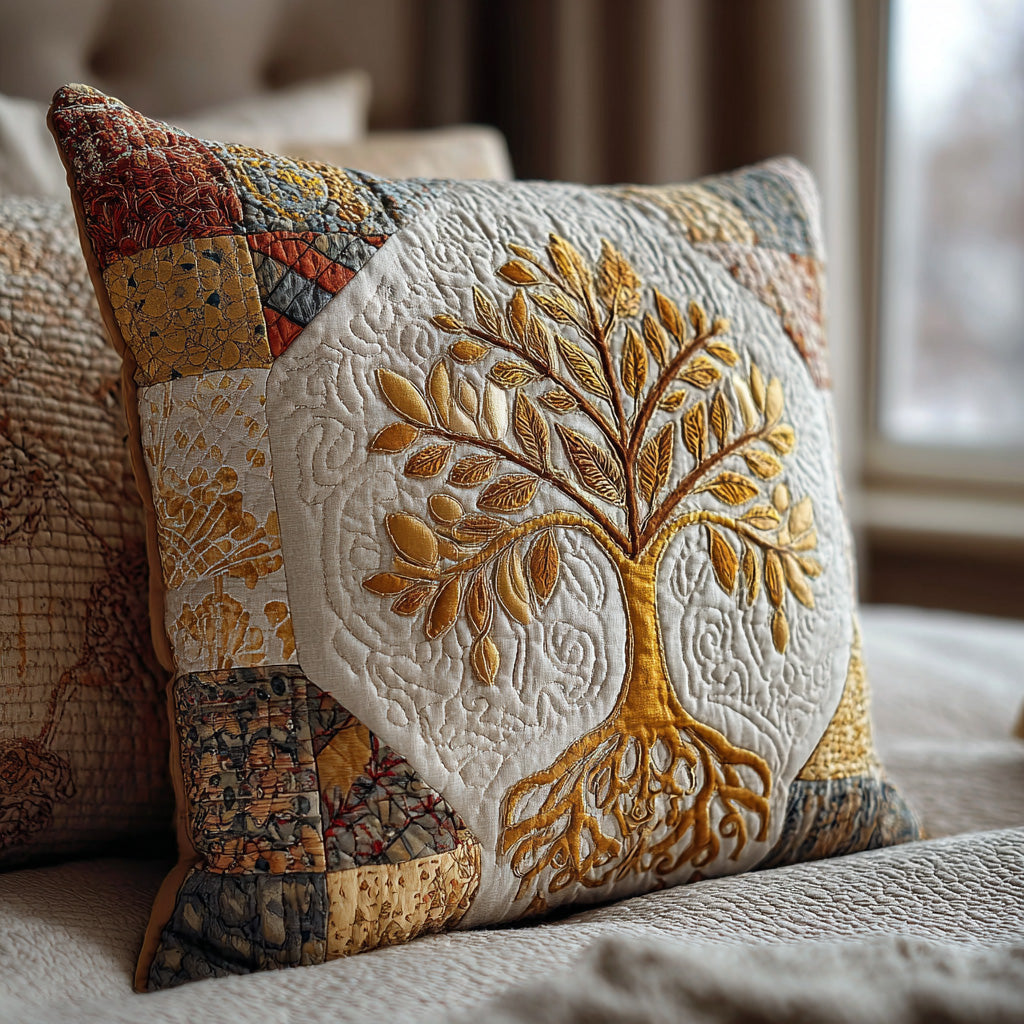 Rooted Wisdom Quilted Pillow Case NCU0DV6294
