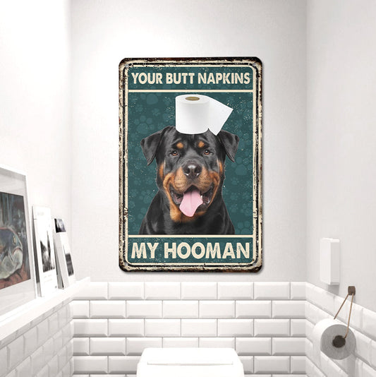 uni Rottweiler All Printed 3D Metal Sign