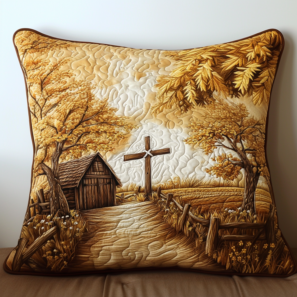 Rustic Grace Quilted Pillow Case NCU0NT8153