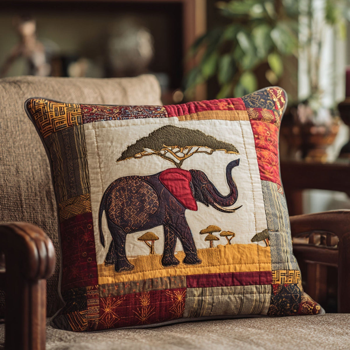 Safari Pride Quilted Pillow Case NCU0PT7589