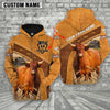 Uni Personalized Name Saler Cattle Hoodie