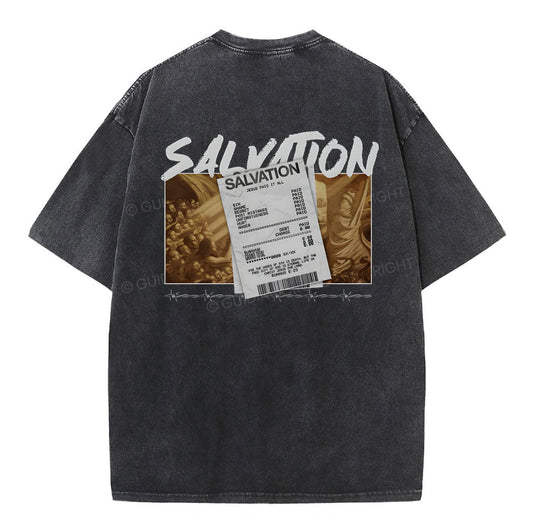 Salvation Christian Washed TShirt  