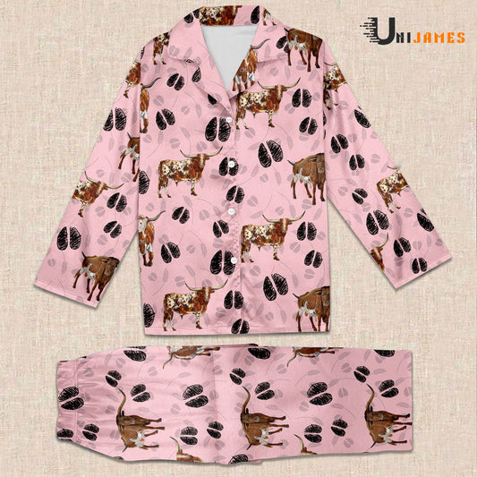 Uni TX Longhorn Farming 3D Pajamas
