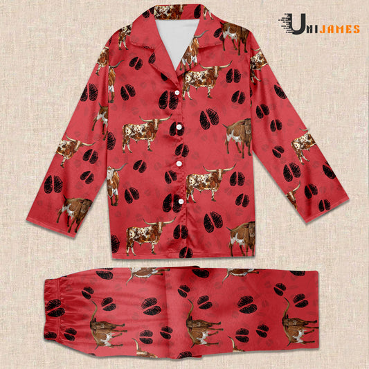 Uni TX Longhorn Farming 3D Pajamas