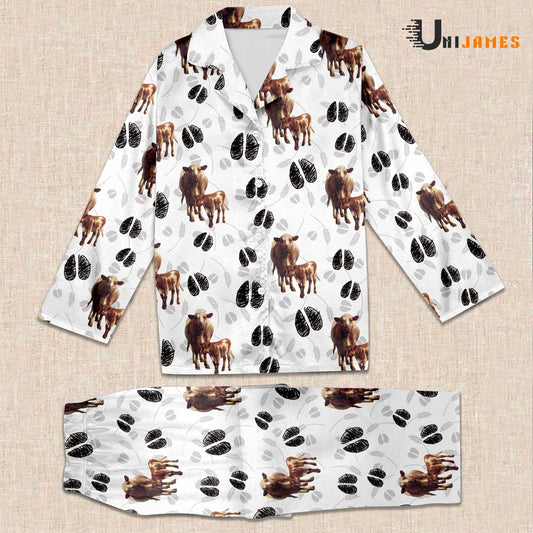 Uni Shorthorn Farming 3D Pajamas