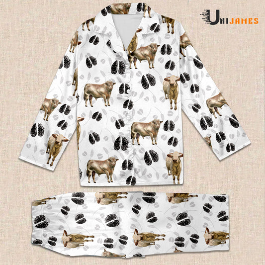 Uni Charolais Farming 3D Pajamas