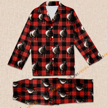 Uni Belted Galloway Red Caro Farming 3D Pajamas