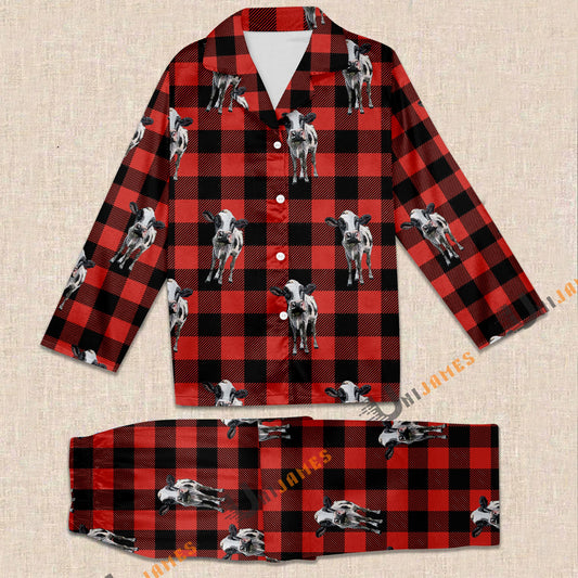 Uni Holstein Red Caro Farming 3D Pajamas