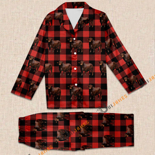 Uni Beefmaster Red Caro Farming 3D Pajamas