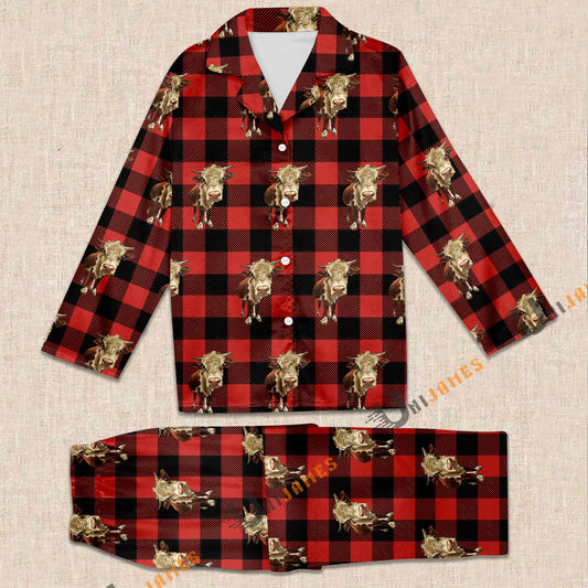 Uni Hereford Red Caro Farming 3D Pajamas