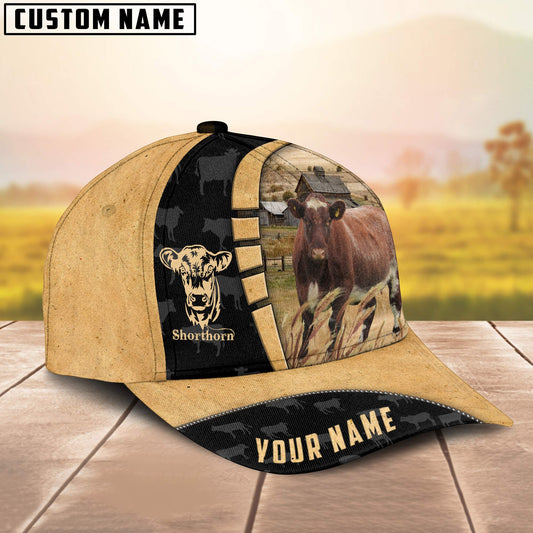 Uni Custom Name Shorthorn Cattle Farmhouse Field Cap