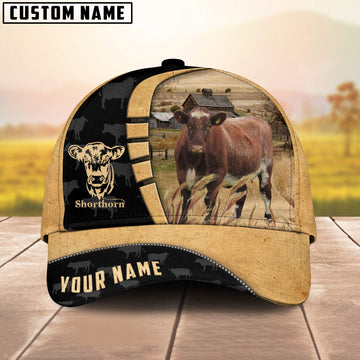 Uni Custom Name Shorthorn Cattle Farmhouse Field Cap