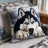 Silent Snow Watcher Quilted Pillow Case NCU0PT9817