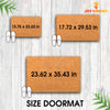 Uni Texas Longhorn Life is Better Custom Name Doormat