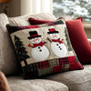 Snowman Cheer Quilted Pillow Case NCU0PT9040