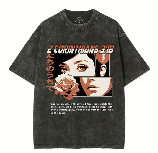 Spirit Of The Lord Chirstian Washed TShirt  