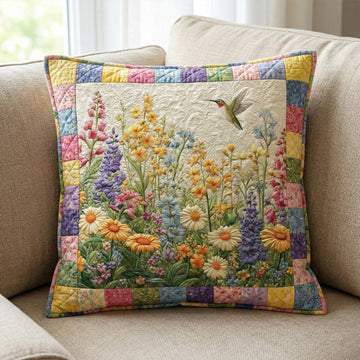 Spring Meadow Quilted Pillow Case NCU0NT12227
