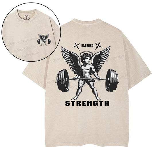 Strength Christian Washed TShirt  