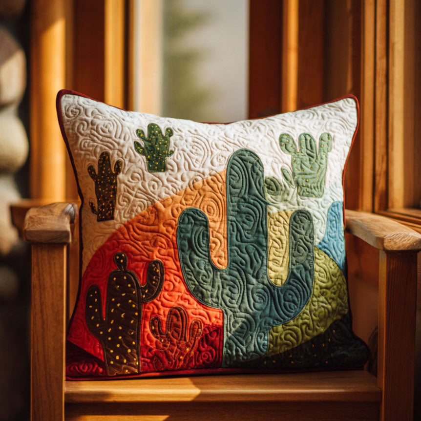Succulent Spirit Quilted Pillow Case NCU0PT8882