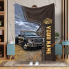 Uni Personalized Name Custom Image of Betty Braiden Leather Pattern Blanket