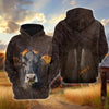 Brown Swiss 3D All Over Printed Hoodie