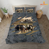 Uni Belted Galloway On The Farm Customized Name Bedding Set